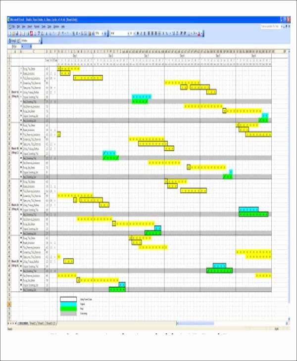 Excel Construction Schedule Template Unique 13 Excel Construction Schedule Templates