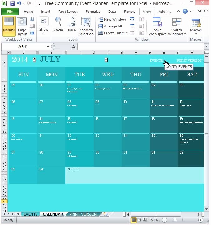 Excel event Planning Template Inspirational Free Munity event Planner Template for Excel