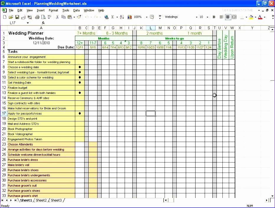 Excel event Planning Template Unique 6 event Planning Checklist Template Excel Exceltemplates