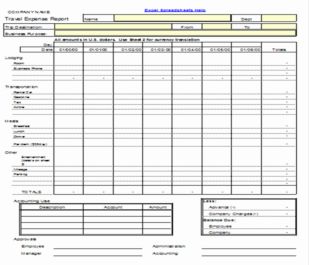 Expense form Template Excel New Excel Spreadsheets Help November 2012