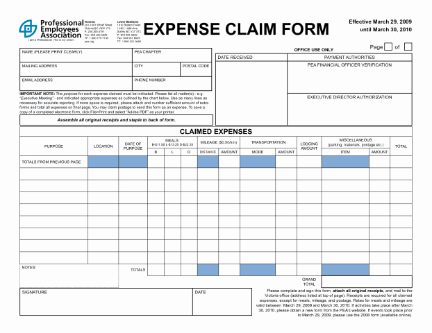 Expense Reimbursement form Template Lovely 4 Expense Claim form Templates Excel Xlts