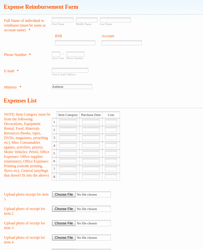 Expense Reimbursement form Template Lovely Request for Reimbursement form Template