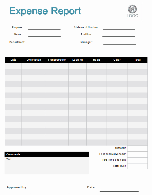 Expense Reimbursement form Template Luxury 7 Expense Claim form Templates Excel Templates