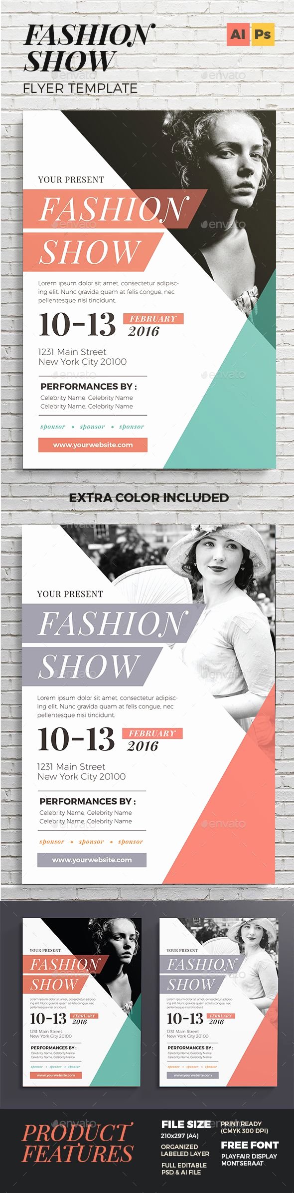 Fashion Show Invitation Template Awesome Pin by Best Graphic Design On Flyer Templates