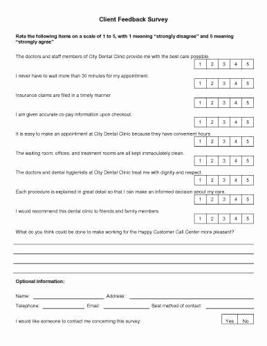 Feedback form Template Word Luxury 30 Sample Survey Templates In Microsoft Word