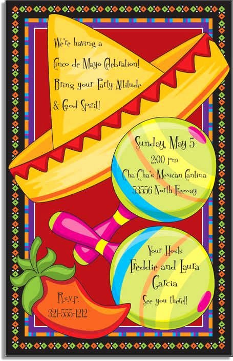 Fiesta Party Invitation Template Awesome Free Mexican Fiesta Invitation Templates Google Search