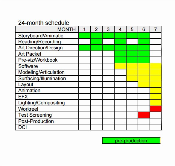 Film Production Schedule Template Inspirational 12 Production Schedule Templates Free Sample Example