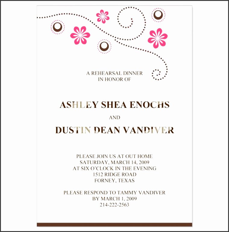 Formal Invitation Template Free Best Of 9 formal Dinner Invitations Sampletemplatess