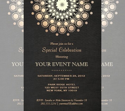 Formal Invitation Template Free Fresh 77 formal Invitation Templates Psd Vector Eps Ai