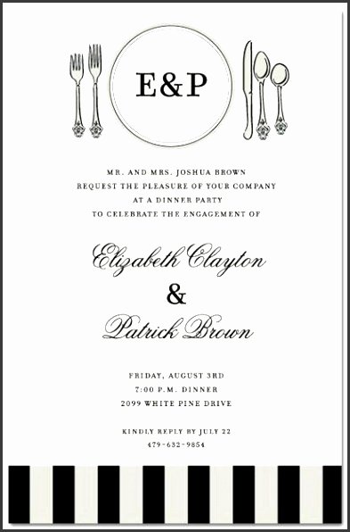 Formal Invitation Template Free Lovely 6 Business Dinner Invitation Template Free