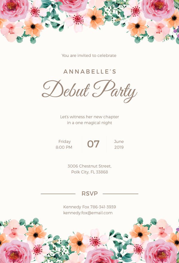 Formal Invitation Template Free Unique formal Invitation Template 31 Free Sample Example