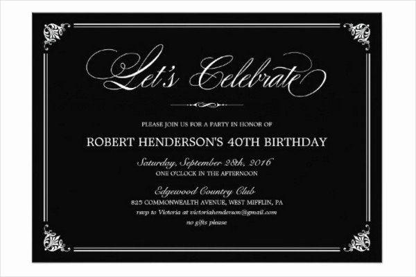 Formal Invite Template Free Beautiful 31 Examples Of Birthday Invitation Designs Psd Ai