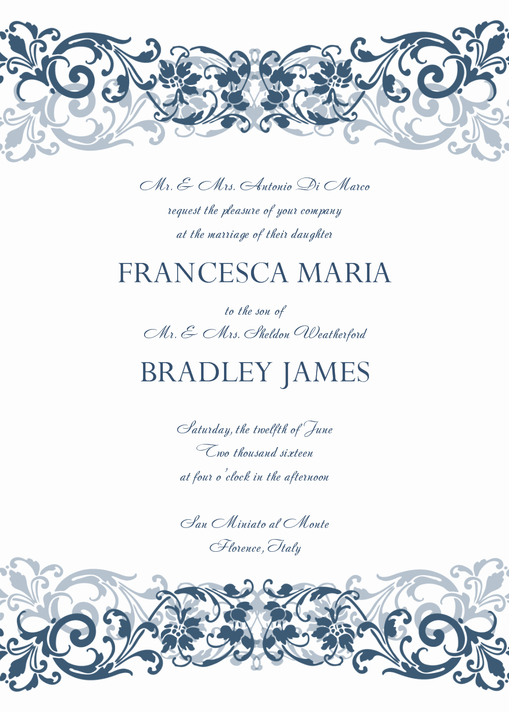 Formal Invite Template Free Unique 8 Free Wedding Invitation Templates Excel Pdf formats