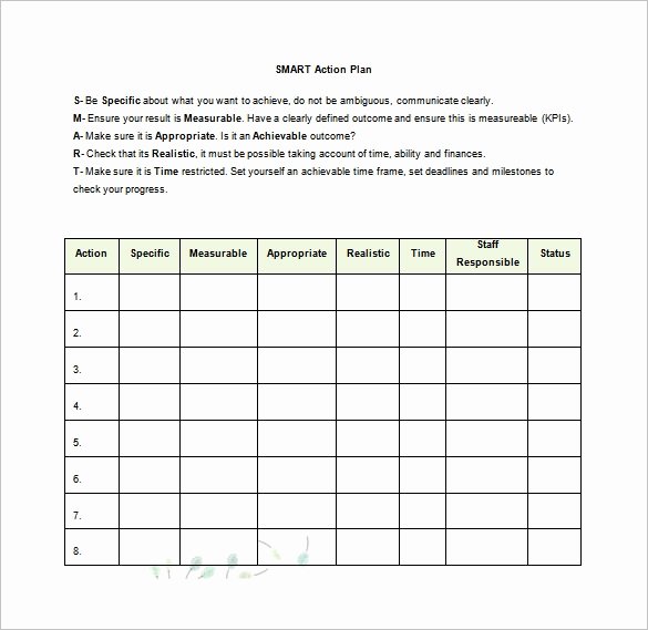 Free Action Plan Template Lovely 13 Action Plan Templates Free Sample Example format