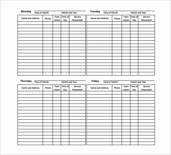 Free Appointment Schedule Template Best Of 24 Appointment Schedule Templates Doc Pdf