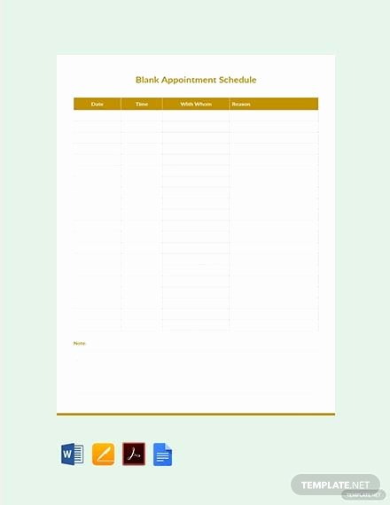 Free Appointment Schedule Template Elegant Free Doctor Appointment Schedule Template In Microsoft