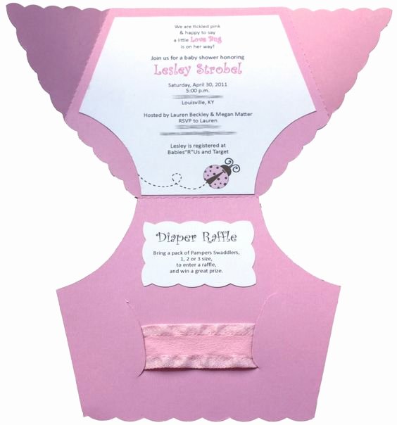 Free Baby Invitation Template Fresh Baby Shower Diaper Invitation Template I Made these for