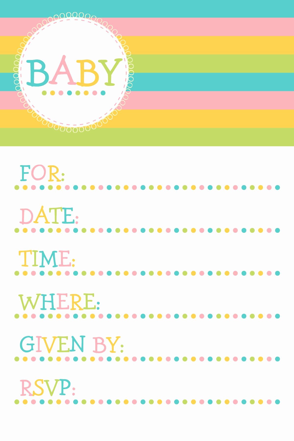 Free Baby Invitation Template Inspirational Free Baby Invitation Template Free Baby Shower