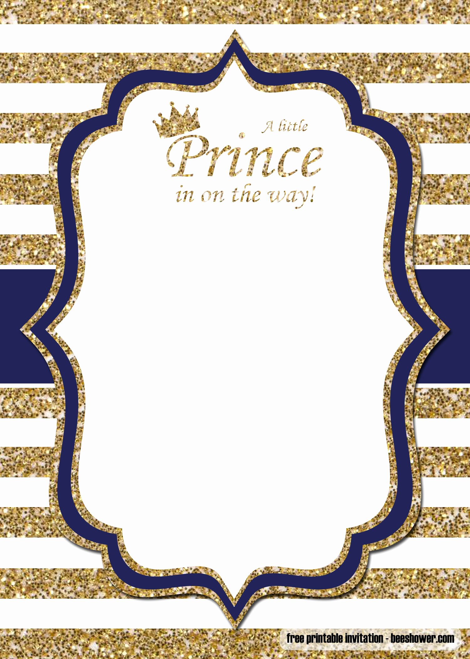 Free Baby Invitation Template Unique Free Prince Baby Shower Invitations Templates – Free