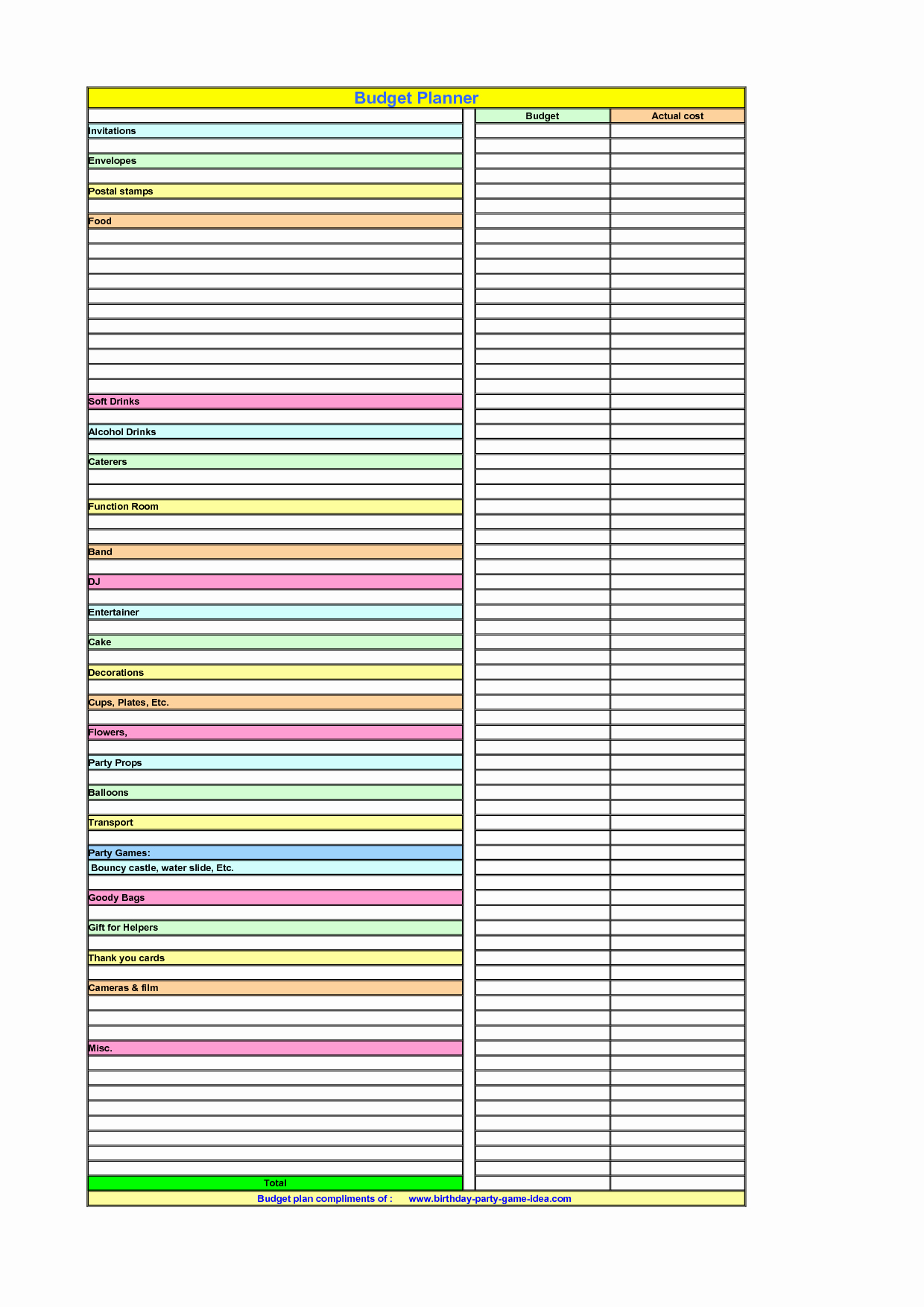 Free Budget Planner Template Fresh Bud Planner Template Printable – Planner Template Free