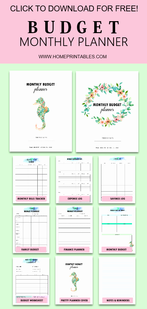 Free Budget Planner Template Unique Free Monthly Bud Template Printables Enjoy 15