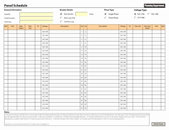 Free Electrical Panel Schedule Template Best Of Templates and Schedule Templates On Pinterest