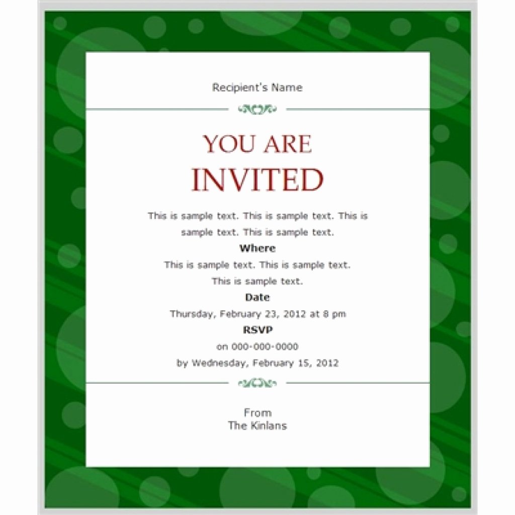 Free Email Invitation Template Elegant Business Invitation Templates Free