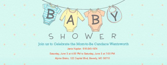 Free Email Invitations Template Awesome Free Baby Shower Invitations