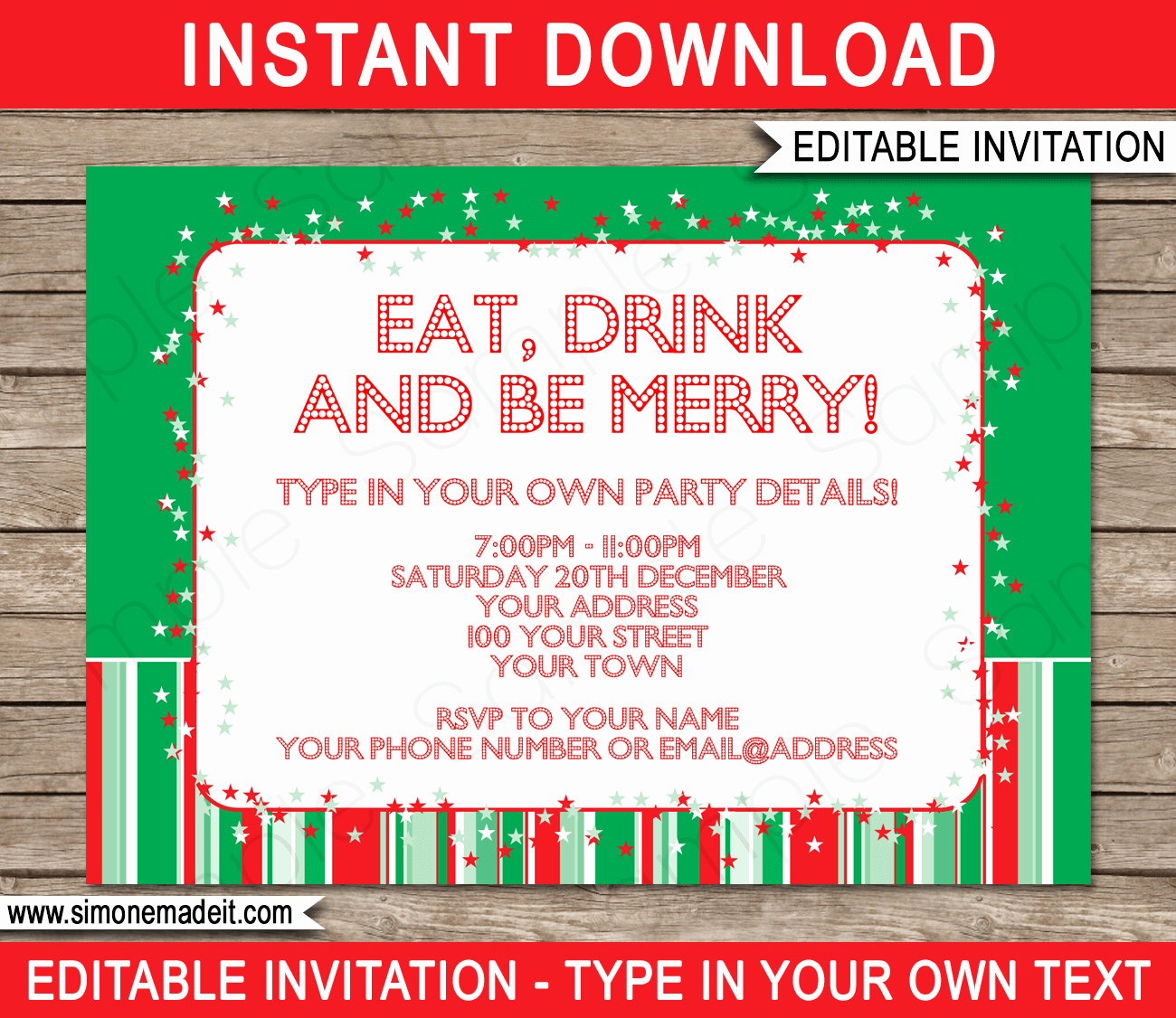 Free Email Invitations Template Best Of Christmas Party Invitations Template