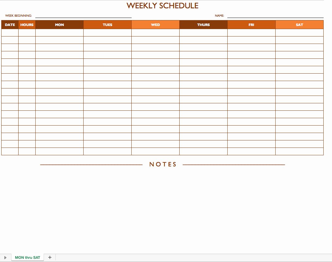 Free Employee Work Schedule Template Inspirational Free Weekly Employee Work Schedule Template