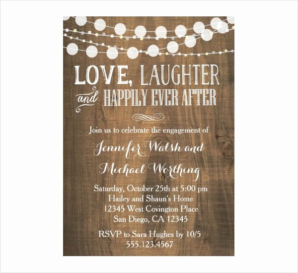 Free Engagement Party Invitation Template Elegant 14 Engagement Party Invitations Psd Ai Vector Eps