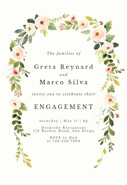 Free Engagement Party Invitation Template Fresh Engagement Party Invitation Templates Free