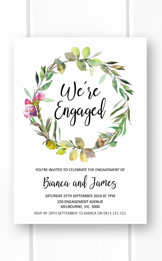 Free Engagement Party Invitation Template Inspirational Rustic Engagement Invitations Printable Engagement Party