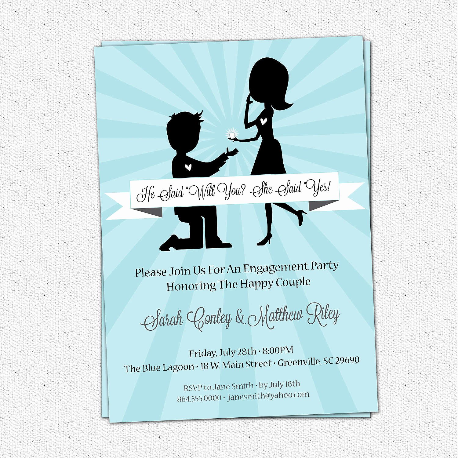 engagement party invitation