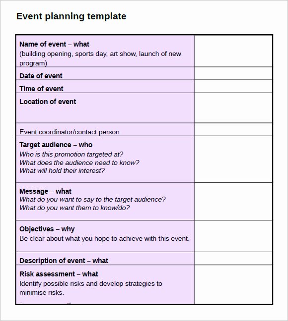 Free event Planning Template Download Best Of 10 event Planning Checklist Templates Free Sample