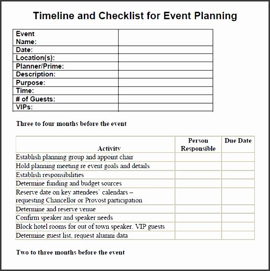 Free event Planning Template Download Lovely 7 Printable Conference Planning Checklist