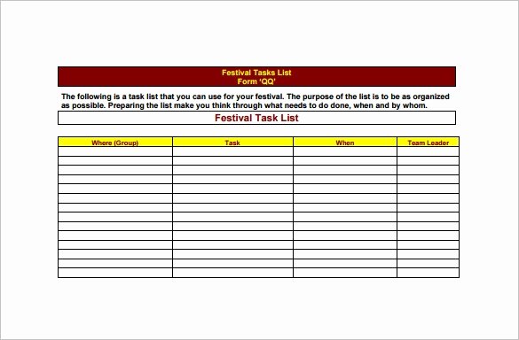 Free event Planning Template Download Lovely event Planning Template 12 Free Word Pdf Documents
