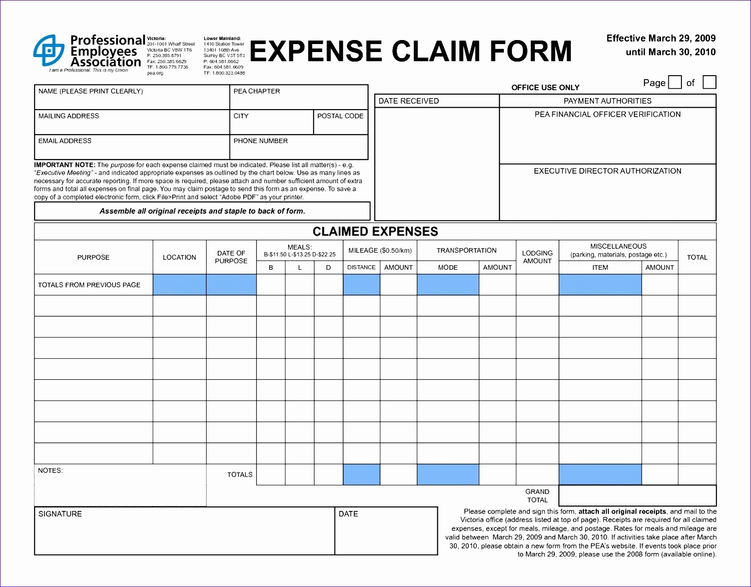 Free Expense form Template Inspirational 11 Expense Claim form Template Excel Exceltemplates