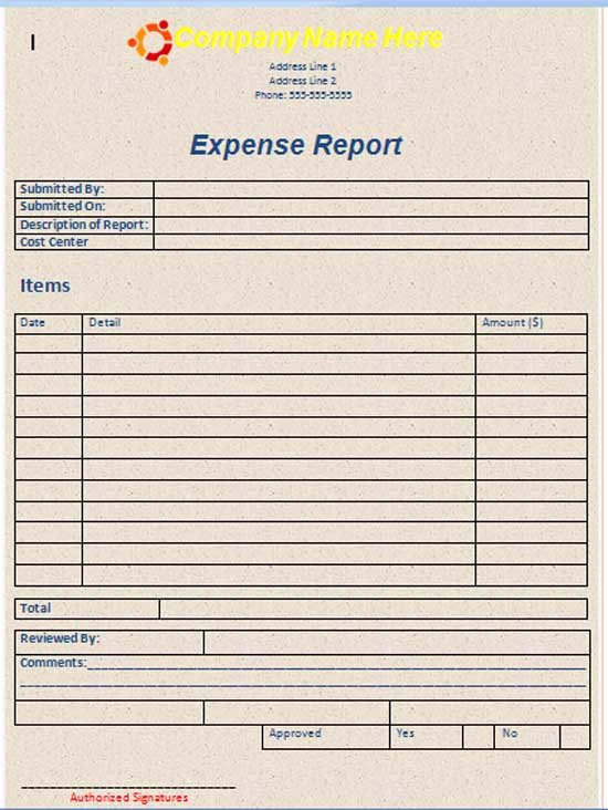 Free Expense form Template Lovely Microsoft Word Templates Free Expense Report Template