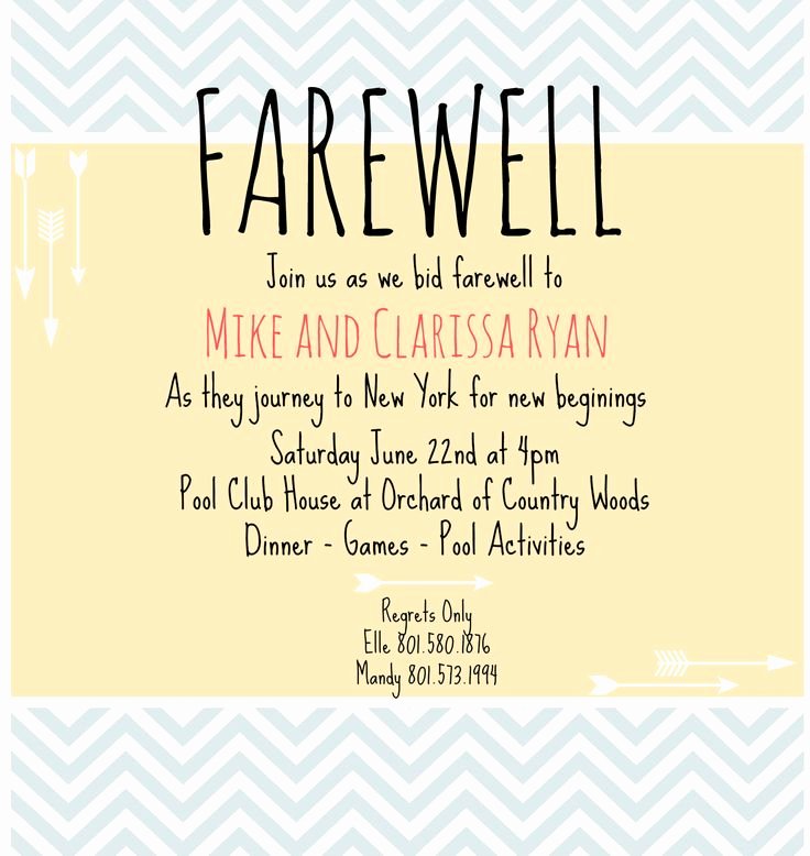 Free Farewell Invitation Template Elegant 18 Best Surprise Party Ideas Images On Pinterest