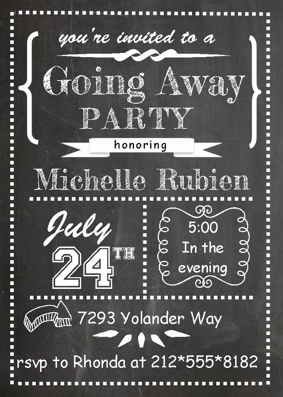 Free Farewell Invitation Template Fresh Farewell Party Invitation Template 29 Free Psd format