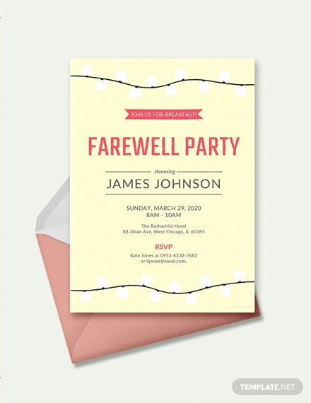 Free Farewell Invitation Template Unique Free Happy Farewell Invitation Card Template Download 518