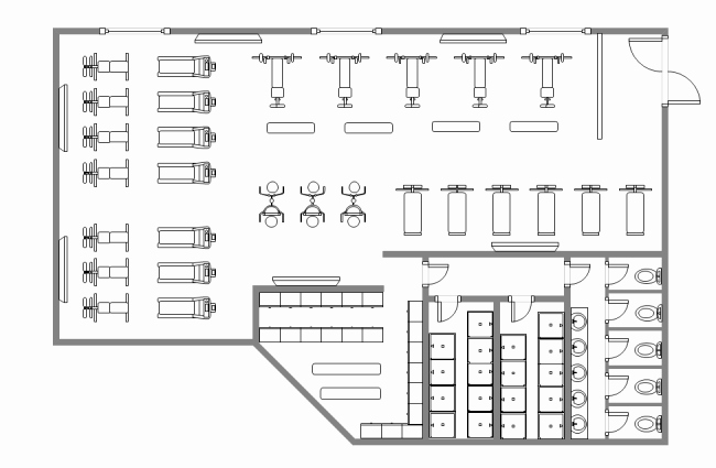 Free Floor Plan Template Inspirational Salon Floor Plan Maker Free