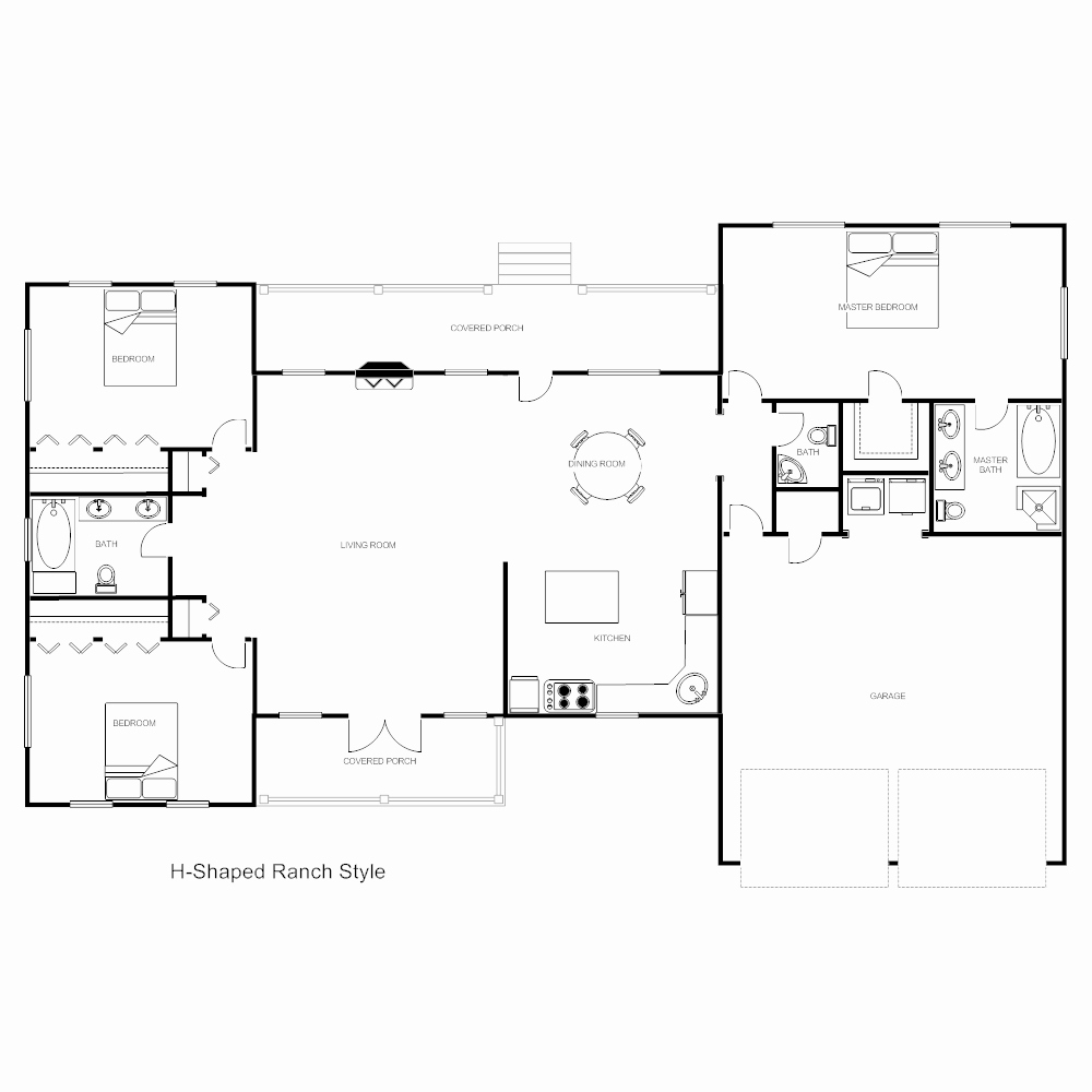 Free Floor Plan Template Luxury Floor Plan Templates Draw Floor Plans Easily with Templates