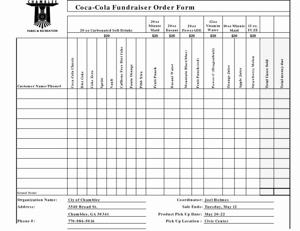 Free Fundraiser order form Template Elegant 6 Fundraiser order form Templates Website Wordpress Blog