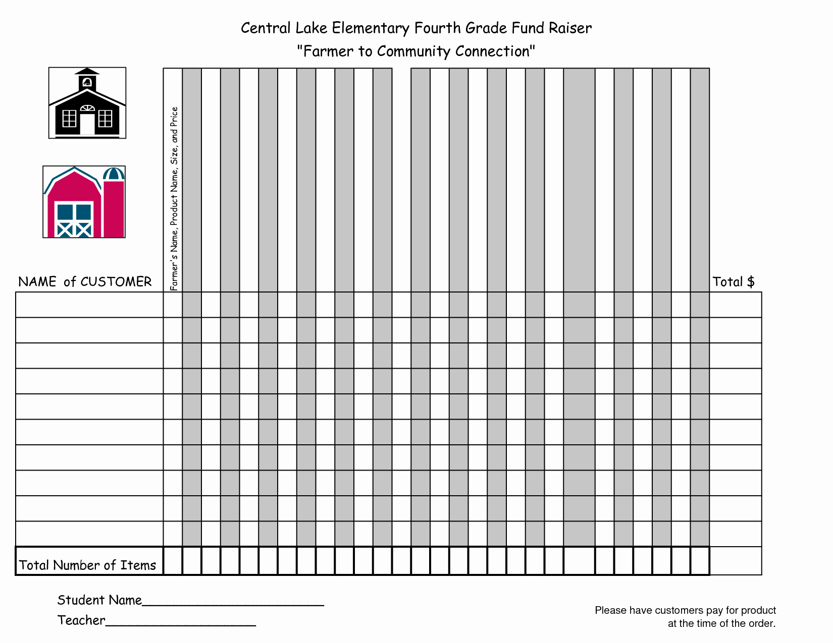 Free Fundraiser order form Template Fresh Fundraiser order form Template Fundraiser order form