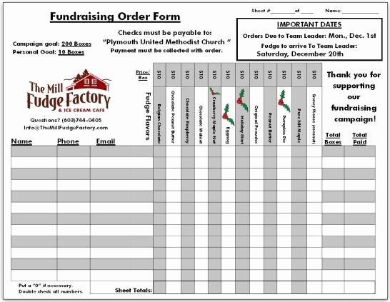 Free Fundraiser order form Template Luxury 6 Fundraiser order form Templates Website Wordpress Blog