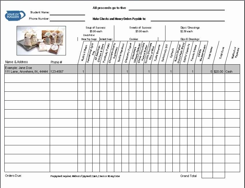 Free Fundraiser order form Template Luxury Fundraiser order form Fundraiser form Ideas