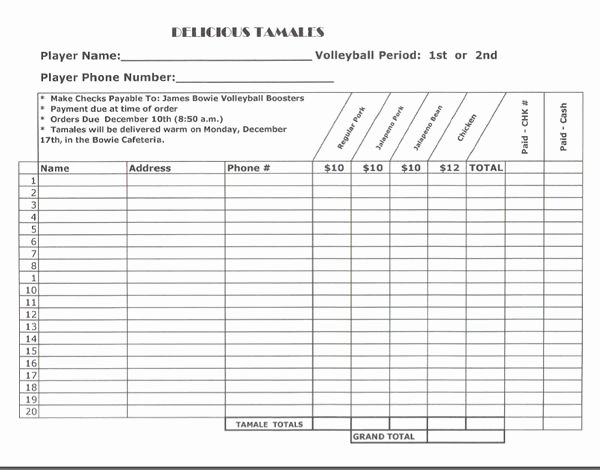 Free Fundraiser order form Template Luxury Pin Line order form On Pinterest In Ing Search Terms