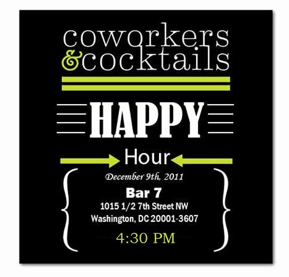 Free Happy Hour Invitation Template Elegant Happy Hour Invite Wording Samples Invitation Templates